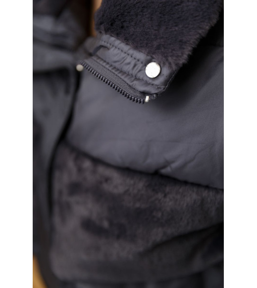 Куртка женская демисезонная, цвет графит, 131R3066