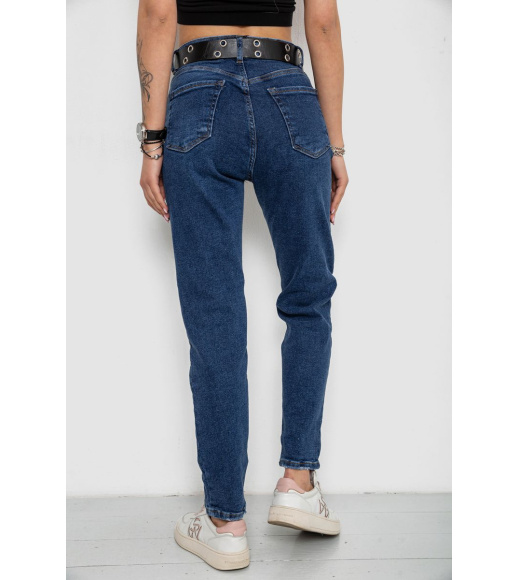 Джинсы женские Mom's, цвет синий, 182R464