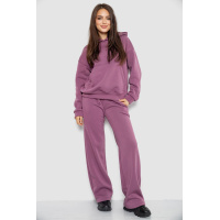 Спортивный костюм женский на флисе, цвет сливовый, 241R2001-2