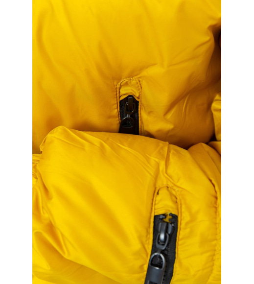 Куртка жіноча укорочена, колір гірчичний, 198R2859