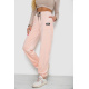 Штаны женские велюровые, цвет персиковый, 238R58473