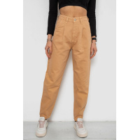 Джинсы женские, цвет темно-бежевый, 250R1574