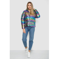 Куртка женская демисезонная плащевка, цвет сиреневый, 243R2022-4