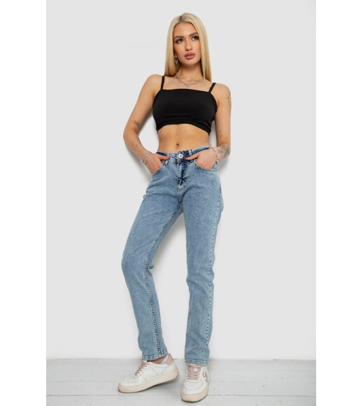 Джинсы женские, цвет голубой, 244R1417