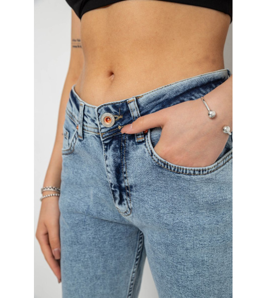 Джинсы женские, цвет голубой, 244R1417
