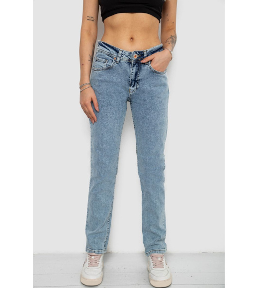 Джинсы женские, цвет голубой, 244R1417