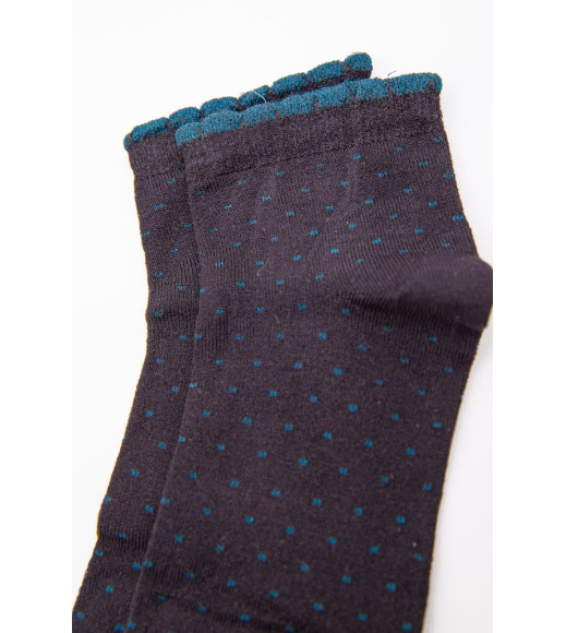 Жіночі шкарпетки середньої довжини, чорного кольору, 167R777