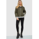 Бомбер женский, цвет хаки, 243R03960
