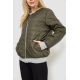 Бомбер женский, цвет хаки, 243R03960