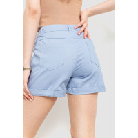 Шорты женские стрейчевые, цвет джинс, 214R653