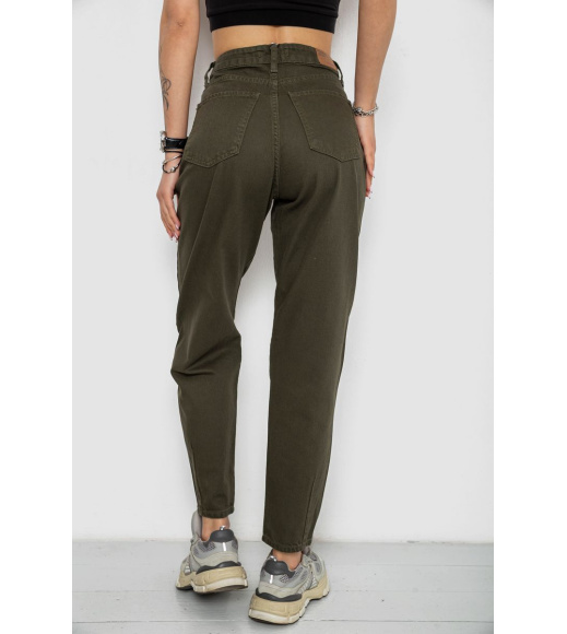 Джинсы женские Mom's, цвет хаки, 182R1724