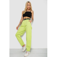 Джинсы женские балоны, цвет салатовый, 182R00315