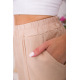 Жіночі шорти на резинці, бежевого кольору, 119R510-4