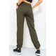 Спортивные штаны женские демисезонные, цвет хаки, 206R001