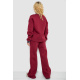 Спортивный костюм женский на флисе, цвет бордовый, 102R7733