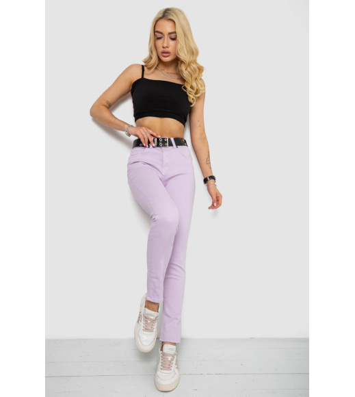 Джинсы женские, цвет сиреневый, 182R00251