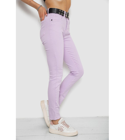 Джинсы женские, цвет сиреневый, 182R00251
