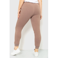Спортивные штаны женские демисезонные, цвет мокко, 226R027