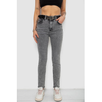 Джинсы женские Skinny Американки, цвет серый, 244R00970