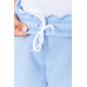 Спортивні штани жіночі на флісі, колір блакитний, 102R7706