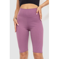 Велотреки женские в рубчик, цвет сливовый, 220R018