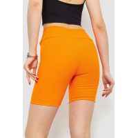 Велотреки женские в рубчик, цвет оранжевый, 221R3020