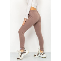 Спортивные штаны женские демисезонные, цвет мокко, 226R025
