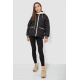 Куртка женская демисезонная с рукавом реглан, цвет черный, 244R8023