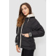 Куртка женская демисезонная с рукавом реглан, цвет черный, 244R8023