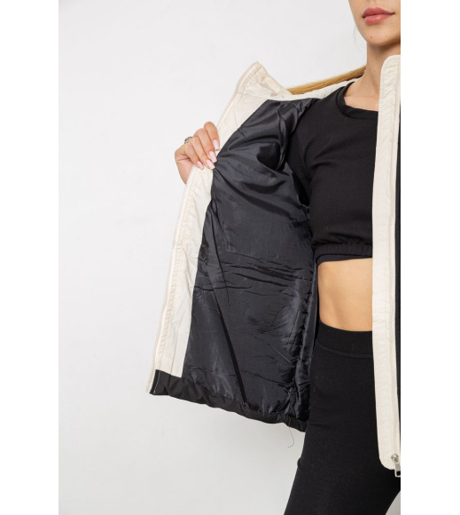 Куртка женская демисезонная с рукавом реглан, цвет черный, 244R8023