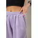 Шорты женские велюровые, цвет светло-сиреневый, 238R106