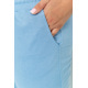 Спортивні штани жіночі двонитка, колір джинс, 102R292