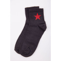 Женские носки, черного цвета с принтом, 167R404