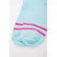 Жіночі короткі шкарпетки, м'ятного кольору зі смужками, 167R221-1