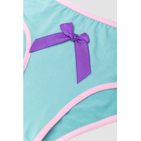 Трусы женские, цвет бирюзово-фиолетовый, 131R888
