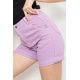 Джинсові шорти жіночі, колір бузковий, 214R1035