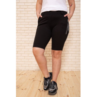 Капри женские батал, цвет черный, 102R091R