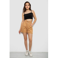 Шорты женские джинсовые, цвет бежевый, 182R1684