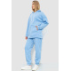 Спорт костюм женский на флисе, цвет голубой, 214R104