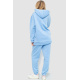 Спорт костюм женский на флисе, цвет голубой, 214R104
