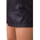 Утепленные женские шорты, черного цвета, 102R295