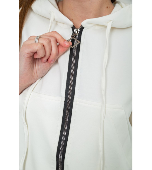 Спорт костюм женский двухнитка, цвет молочный, 102R5247