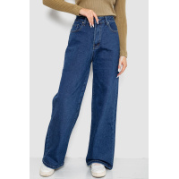 Джинсы женские Palazzo на тонком флисе, цвет синий, 207RW0343-5
