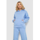 Спортивный костюм женский на флисе, цвет голубой, 177R056
