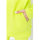 Спортивный костюм женский с капюшоном свободного кроя, цвет салатовый, 186R8378