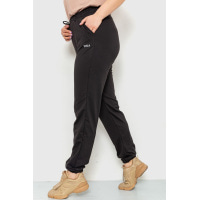 Спортивные штаны женские демисезонные, цвет черный, 129R1488