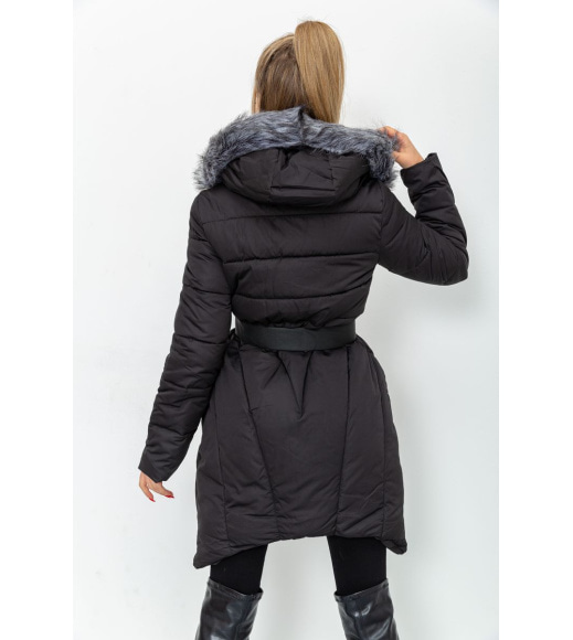 Куртка женская зимняя, цвет черный, 131R2258