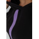 Костюм жіночий, колір чорно-фіолетовий, 102R5159