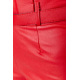 Шорты женские экокожа, цвет красный, 230R650