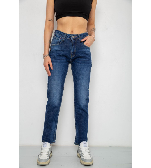 Джинсы женские, цвет синий, 244R4002